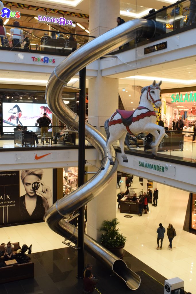 3-story slide at Mall of Berlin