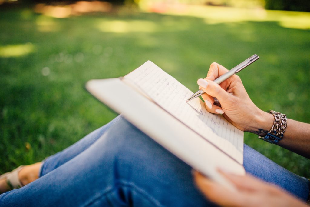Woman Journaling to refresh her soul