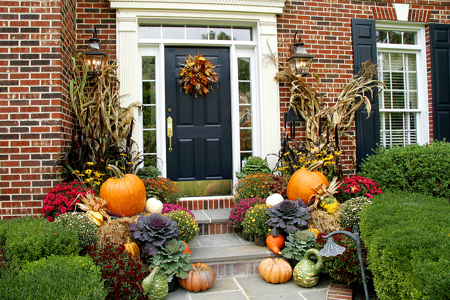 fall front porch